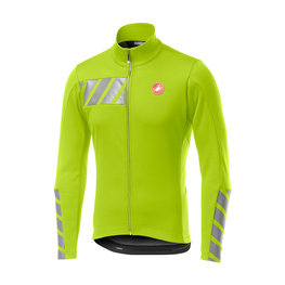 CASTELLI Cycling thermal jacket - RADDOPPIA 2 - yellow