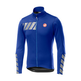 CASTELLI Cycling thermal jacket - RADDOPPIA 2 - blue