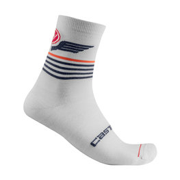 CASTELLI Cyclingclassic socks - LANCIO 15 - white/grey