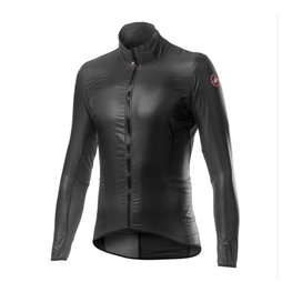 CASTELLI Cycling windproof jacket - ARIA SHELL - black