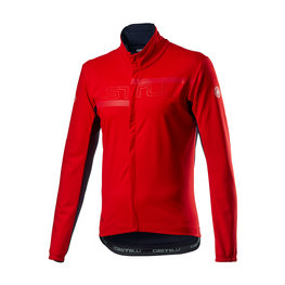 CASTELLI Cycling thermal jacket - TRANSITION 2 - red