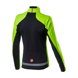 CASTELLI Cycling thermal jacket - TRANSITION 2 - yellow