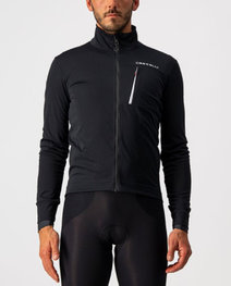 CASTELLI Cycling thermal jacket - GO WINTER - black