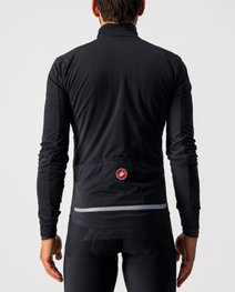CASTELLI Cycling thermal jacket - GO WINTER - black