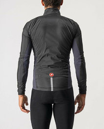 CASTELLI Cycling windproof jacket - SQUADRA STRECH - black