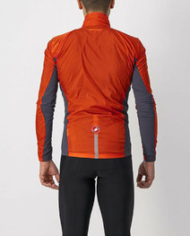 CASTELLI Cycling windproof jacket - SQUADRA STRECH - red