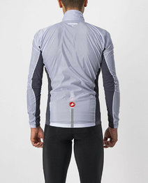 CASTELLI Cycling windproof jacket - SQUADRA STRECH - grey