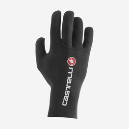 CASTELLI Cycling long-finger gloves - DILUVIO C - black