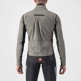 CASTELLI Cycling thermal jacket - ALPHA RoS 2 - grey/black