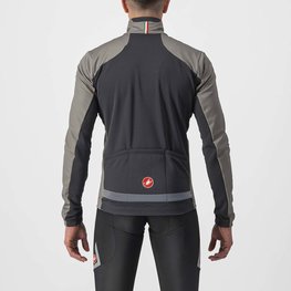 CASTELLI Cycling thermal jacket - TRANSITION 2 - grey