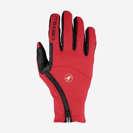 CASTELLI Cycling long-finger gloves - MORTIROLO WINTER - red