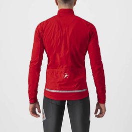CASTELLI Cycling thermal jacket - GO WINTER - red