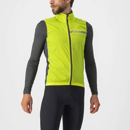 CASTELLI Cycling gilet - SQUADRA STRECH - yellow