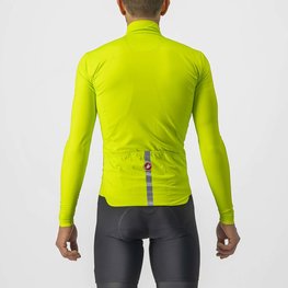 CASTELLI Cycling winter long sleeve jersey - PRO THERMAL - yellow