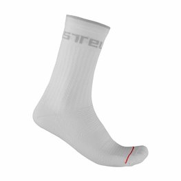 CASTELLI Cyclingclassic socks - DISTANZA 20 WINTER - white
