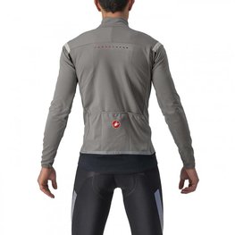 CASTELLI Cycling thermal jacket - PERFETTO ROS 2 CONV. - grey