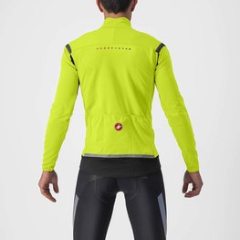 CASTELLI Cycling thermal jacket - PERFETTO ROS 2 - yellow