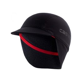 CASTELLI Cycling hat - NANO THERMAL - black