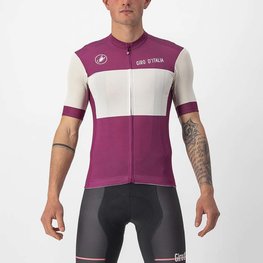 CASTELLI Cycling short sleeve jersey - GIRO D'ITALIA 2024 - white/purple