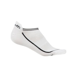 CASTELLI Cycling ankle socks - INVISIBLE LADY - white