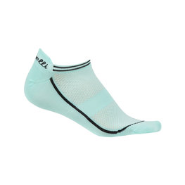 CASTELLI Cycling ankle socks - INVISIBLE LADY - light blue