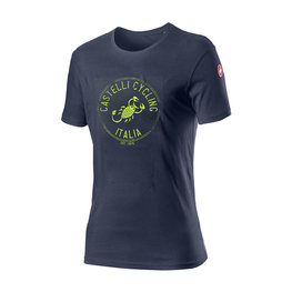 CASTELLI Cycling short sleeve t-shirt - ARMANDO - blue