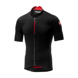 CASTELLI Cycling short sleeve jersey - ESPRESSO - black