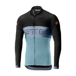 CASTELLI Cycling summer long sleeve jersey - PROLOGO VI SUMMER - light blue/grey