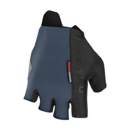 CASTELLI Cycling fingerless gloves - ROSSO CORSA EXPRESSO - black/blue