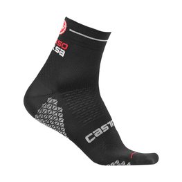 CASTELLI Cyclingclassic socks - ROSA CORSA DUE LADY - black