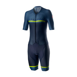 CASTELLI Cycling skinsuit - SANREMO 4 SPEED - blue