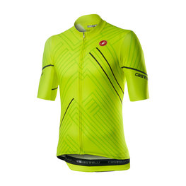 CASTELLI Cycling short sleeve jersey - PASSO - yellow