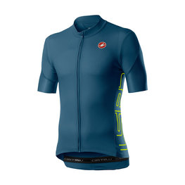 CASTELLI Cycling short sleeve jersey - ENTRATA V - blue
