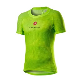 CASTELLI Cycling short sleeve t-shirt - PRO MESH - yellow