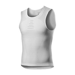 CASTELLI Cycling sleeve less t-shirt - CORE SEAMLESS - white