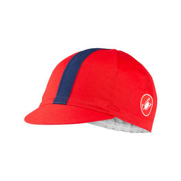 CASTELLI Cycling hat - ESPRESSO - red