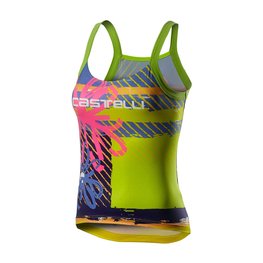 CASTELLI Cycling tank top - UPF0 LADY - multicolour/pink
