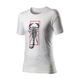 CASTELLI Cycling short sleeve t-shirt - LOGO - white
