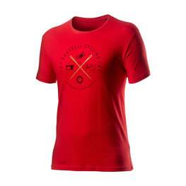 CASTELLI Cycling short sleeve t-shirt - SARTO - red