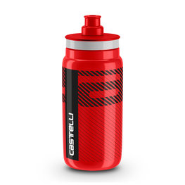 CASTELLI Cycling water bottle - FLY TEAM 550 ML - red