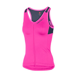 CASTELLI Cycling sleeveless jersey - SOLARE LADY - light blue/pink