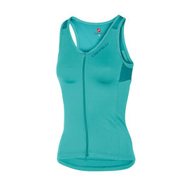CASTELLI Cycling sleeveless jersey - SOLARE LADY - light blue/pink