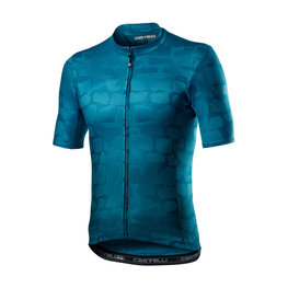 CASTELLI Cycling short sleeve jersey - PAVE' - blue