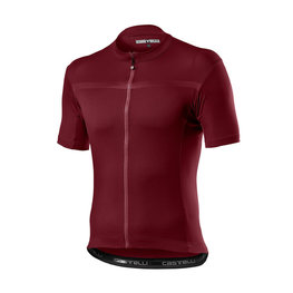 CASTELLI Cycling short sleeve jersey - CLASSIFICA - bordeaux
