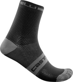 CASTELLI Cyclingclassic socks - SUPERLEGGERA T 12 - black/grey