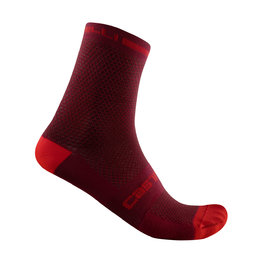 CASTELLI Cyclingclassic socks - SUPERLEGGERA T 12 - bordeaux