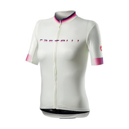 CASTELLI Cycling short sleeve jersey - GRADIENT LADY - ivory