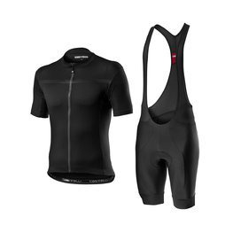 CASTELLI Cycling short sleeve jersey and shorts - CLASSIFICA II - black