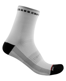 CASTELLI Cyclingclassic socks - ROSSO CORSA 11 LADY - black/white