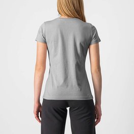 CASTELLI Cycling short sleeve t-shirt - SPRINTER W TEE LADY - grey
